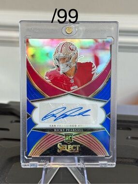 🔥 2024 Ricky Pearsall Panini Select Rookie Autograph Prizm /99 #49ers